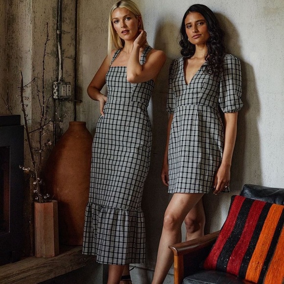 Black and White plaid mini dress from Park & Fifth - Picture 3 of 7